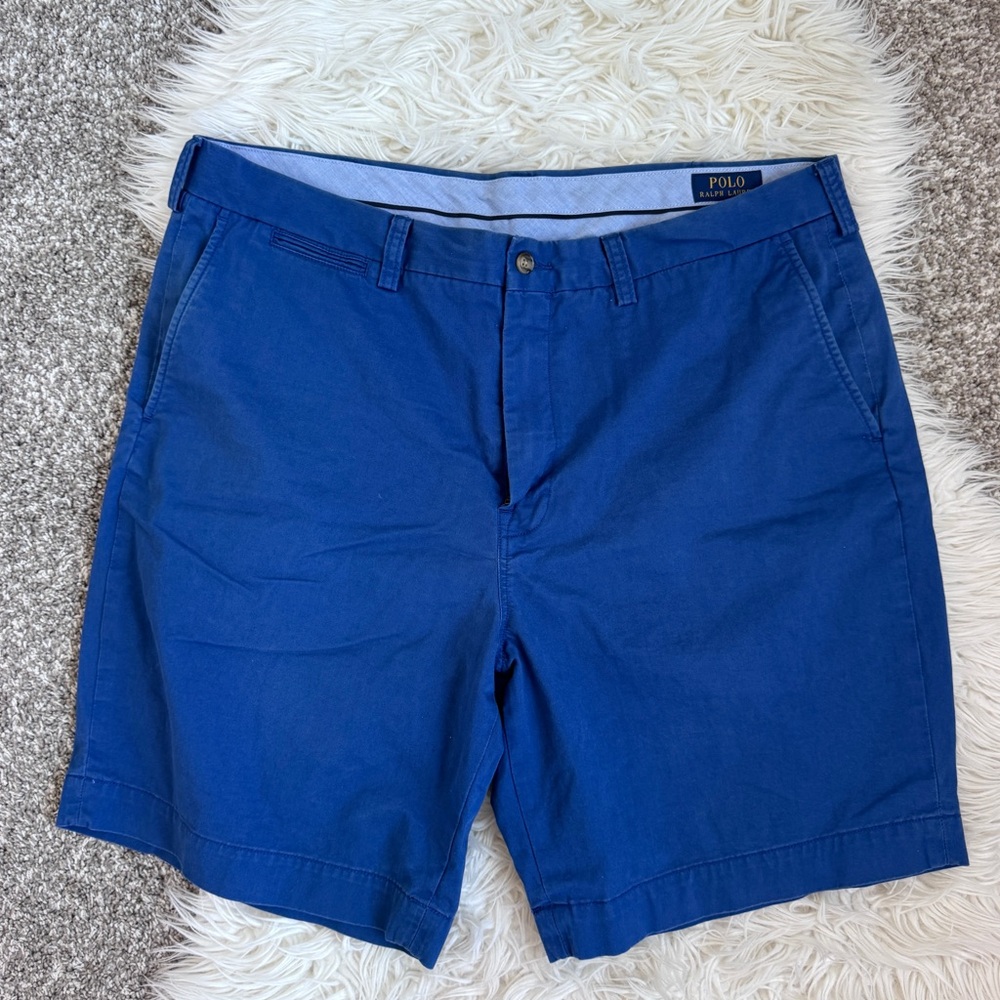 Polo Ralph Lauren | Blue Flat Front Shorts Men’s 38